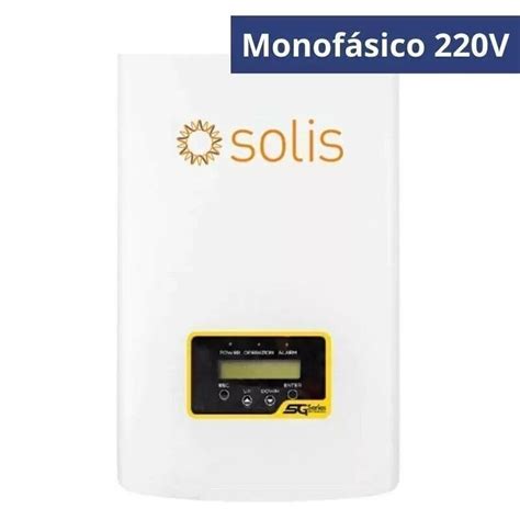 Inversor Solar Kw Monof Sico V Solis S Gr P K M A Partir De