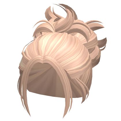 Very Messy Bun In Blonde Roblox