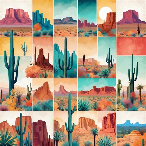 Arizona Landscape Collage Travel Free Stock Photo - Public Domain Pictures