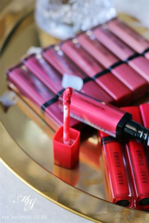 Review Swatches Bobbi Brown Crushed Liquid Lip My Women Stuff