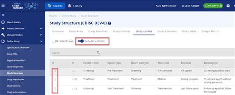study structure openstudybuilder