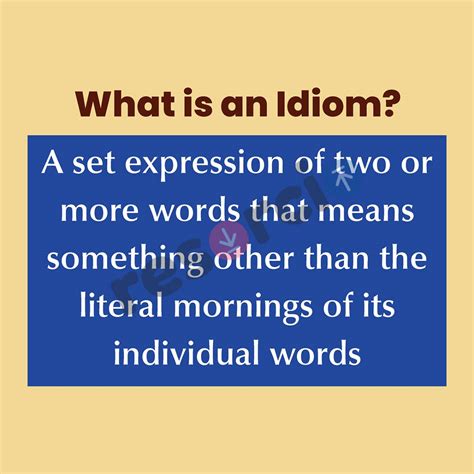 idioms