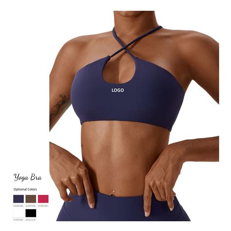 Push Up Sexy Open Back Bra Athletic Workout Nude Strappy Yoga Bra Yoga Clothes And Yoga Bras Price