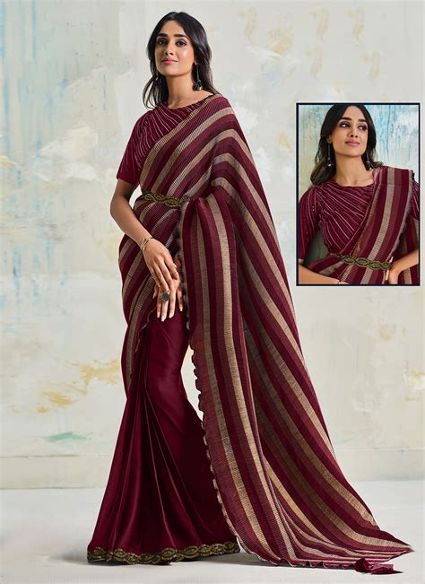 Buy Print Mehndi Classic Saree