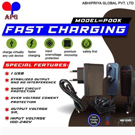 APG Fast Charger at ₹ 35/piece | USB Cell Phone Charger in Faridabad ...