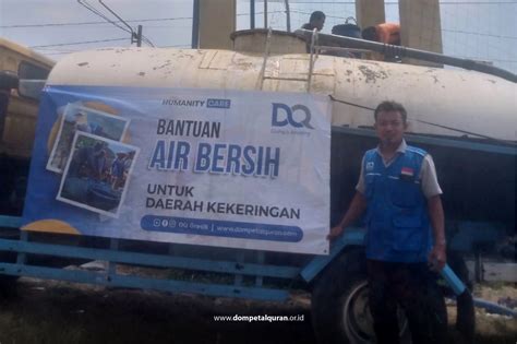 LAZ DQ Gresik Salurkan Bantuan 45 Ribu Liter Air Bersih