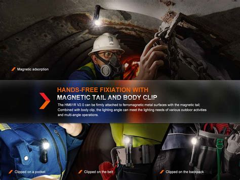 Fenix HM61R V2.0 Rechargeable Headlamp - 1600 Lumens - Fenix Lighting