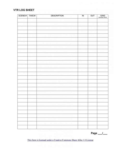 log book templates word excel