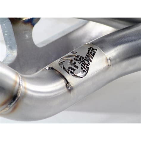 Afe Power Twisted Steel Header In Stainless Steel For