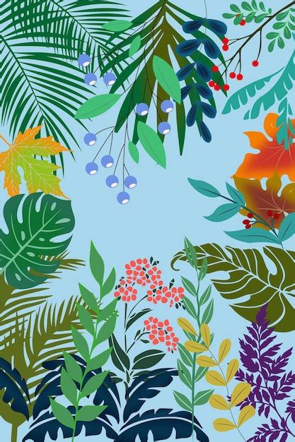 Premium Vector Tropical Leaf Vector Illustration