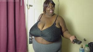 Titz Galure Silicone Free Black SBBW MILF Gigantic Hanging Choco Tits 9 13 16