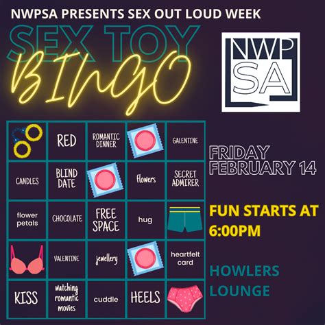 Sex Toy Bingo NWPSA