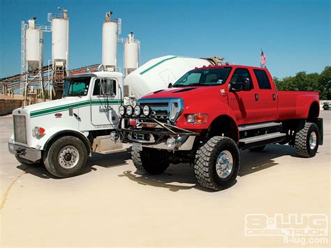 Custom Lifted Trucks Peterbilt 378 And Ford F 650