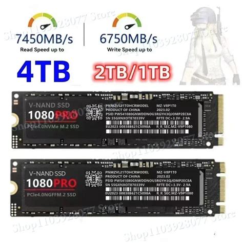 M.2 1080 pro 4 ТБ 2 ТБ 1 ТБ 2280 Жесткий диск NVME 2,5-дюймовый ssd TLC ...