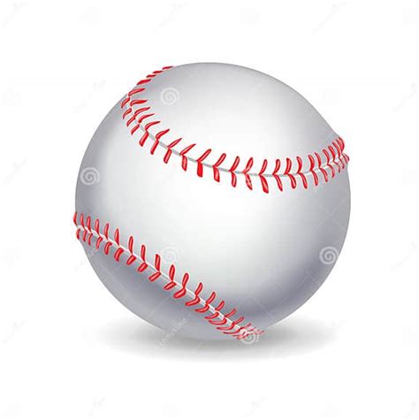 single baseball ball stock vector illustration  fastball