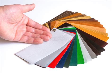 Presentation of Samples. Samples for Lamination. Multi-colored Laminate Stock Photo - Image of ...