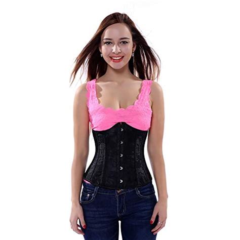 Zzebra Black Caudutas Women S Corset Underbust Bustiers Floral