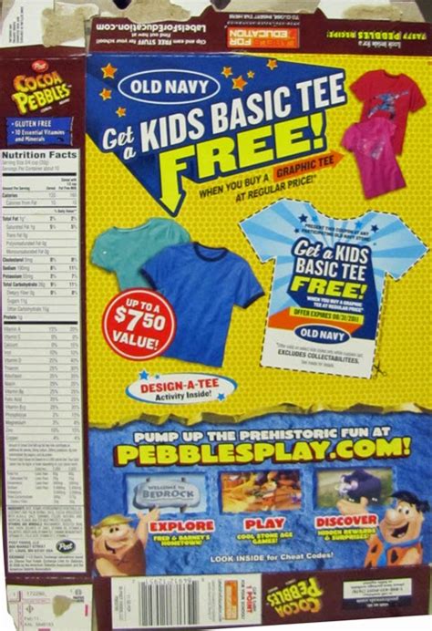 Cereal Boxer Cocoa Pebbles 2011