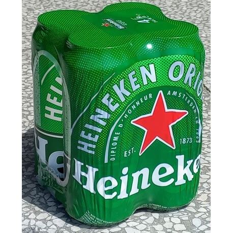 Pivo světlý ležák alk 5 obj 12 Heineken Original plech 6x 4x500 ml