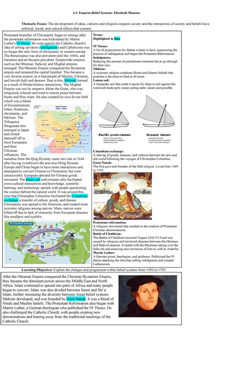 At a glance era 2 - Overview of Era 2 of Ap world history - 3- Empires