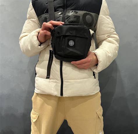 Stone Island сумка через плечо мужская, барсетка месенджер стон айленд ...