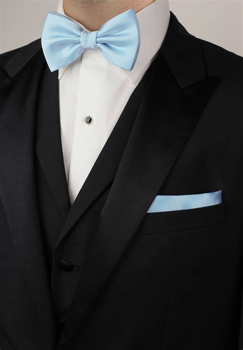 10 Chambelanes outfits ideas | elegant light blue formal bow tie