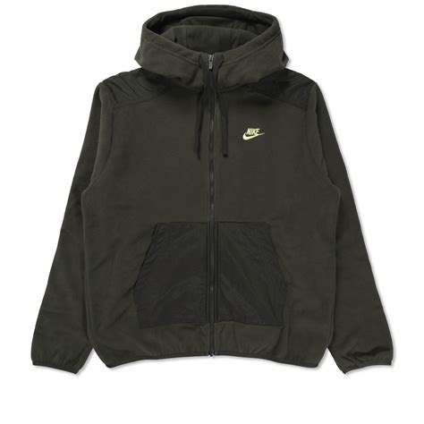 Nike Sportswear Style Essentials+ Full-Zip Hooded Fleece (Sequoia/Lt
