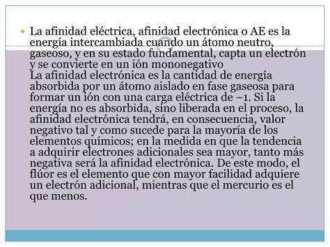 Qué Es La Afinidad Electrónica 2
