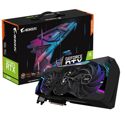 GIGABYTE GeForce RTX 3090 AORUS Master - 24GB GDDR6X RAM - Grafikkarte