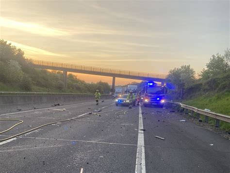 Section Of The M54 Closed Following Two Car Collision Shropshire Star