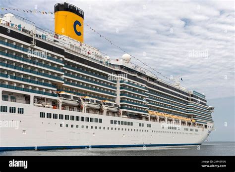 costa luminosa motor ship trieste italy stock photo alamy