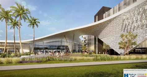 New design for Hollywood Burbank Airport emphasizes film industry glitz ...