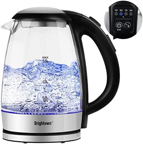 Amazon CHEFMAN Electric Kettle L W Hot Water Tea Pot With Tea Infuser BPA Free