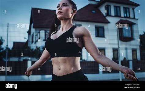 Beautiful Busty Brunette Woman In Hi Res Stock Photography And Images Alamy