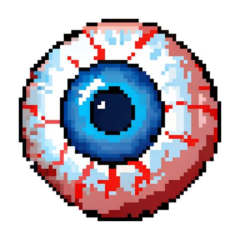 pixel eye pixel art, pixel eye transparent background 47830443 PNG