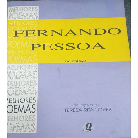 Fernando Pessoa Melhores Poemas - Melhores Poemas: Fernando Pessoa (Livro Usado) autor Fernando Pessoa ...