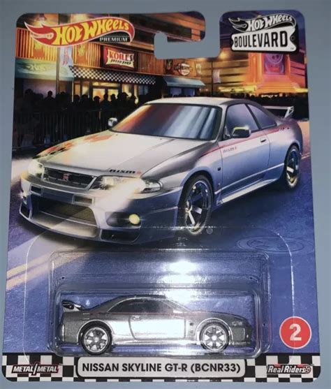 HOT WHEELS PREMIUM Boulevard Nissan Skyline GT R BCNR33 2 Real Riders Read EUR 72 14