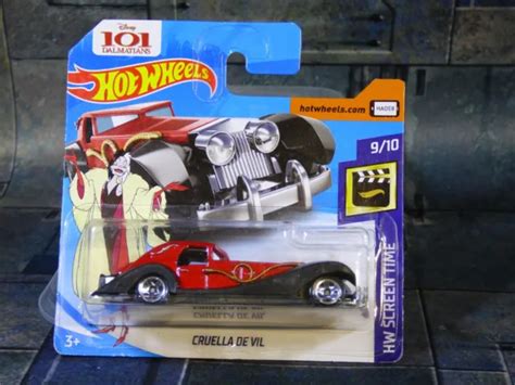 HOT WHEELS SCREEN Time Disney 101 Dalmatians Cruella De Vil Bnoc W346 3 00 PicClick UK