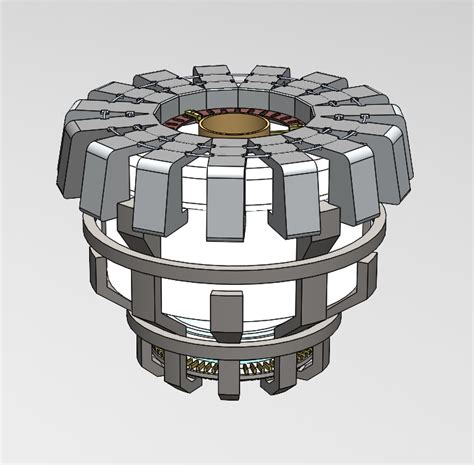 Free STL file Arc Iron Man Reactor・Template to download and 3D print・Cults