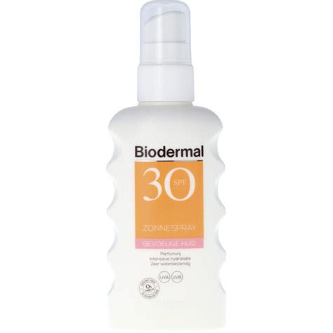 Biodermal Gevoelige huid zonnespray spf 30 (175ml)