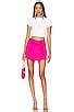 Superdown Alana Mini Skirt In Hot Pink Revolve