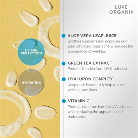 Luxe Organix 6 in 1 MAXShield Active Ulta Sheer Face & Body Sunscreen ...