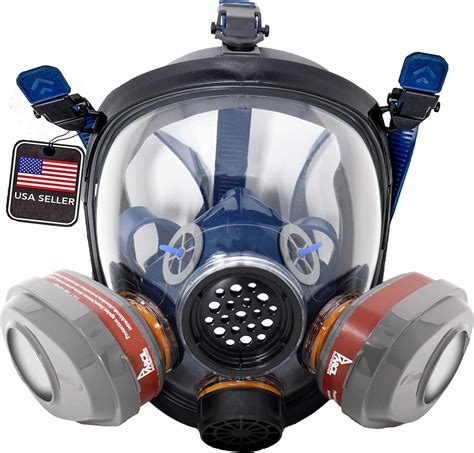 Pt 101 Full Face Organic Vapor And Particulate Respirator With Dual P A 3 Carbon