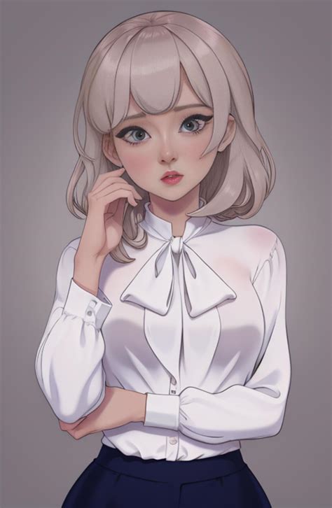 Pussy Bow Blouse V1 0 Stable Diffusion LoRA Civitai