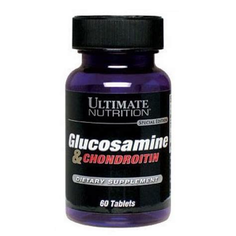 Витамины Glucosamine & CHONDROITIN Ultimate Nutrition 60 табл - купить ...