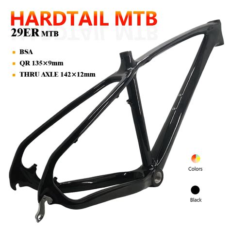 Cw T Carbon Mtb Frame Er Bsa Mountain Bicycle Frame Thru Axle