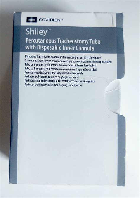 New COVIDIEN 8PERC Shiley Percutaneous Trach Tracheostomy Tube with