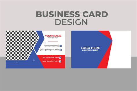 Business Postcard Design 20642555 Vector Art at Vecteezy