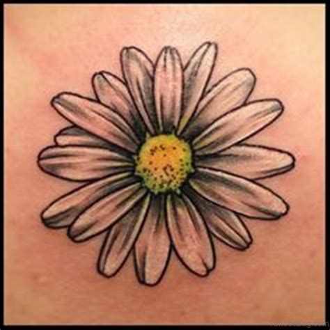 34 Traditional Daisy Flowers Tattoos Designs On Back Tattoo Designs