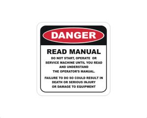 Read Manual D10158 National Safety Signs